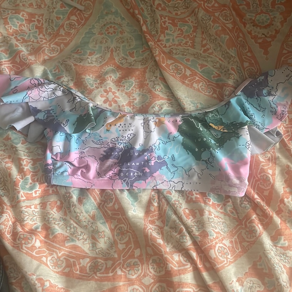 Tillys bathing suit off the shoulder bathing suit top